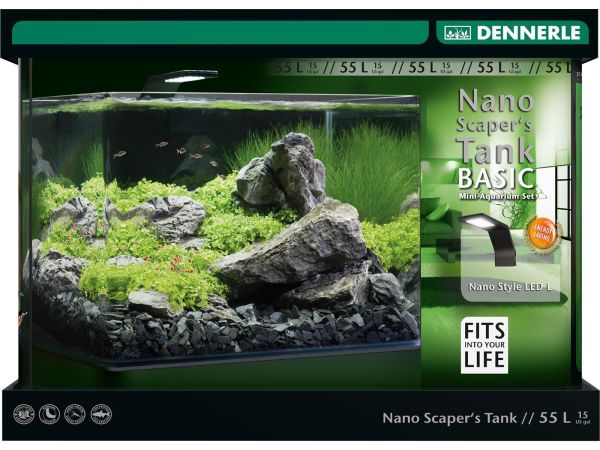 Dennerle Nano Scapers Tank Basic 55L - Style LED