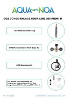 AQUA-NOA CO2 Dünge-Anlage Soda-Line 200 Profi M